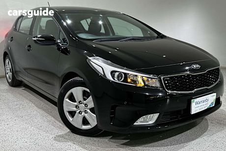 Black 2016 Kia Cerato Hatch S F