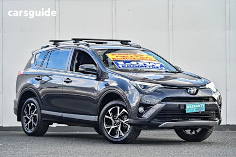 Grey 2018 Toyota RAV4 SUV GXL F
