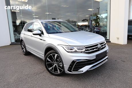 Silver 2024 Volkswagen Tiguan Wagon Allspace 162Tsi R-Line