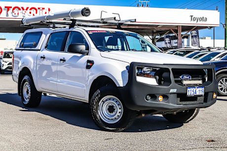 White 2020 Ford Ranger Double Cab Chassis Xl 3.2 (4X4)