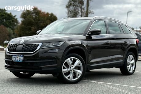Brown 2017 Skoda Kodiaq Wagon 132 Tsi (4X4)