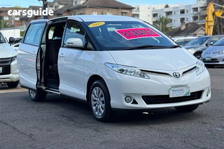 White 2017 Toyota Tarago Wagon Gli