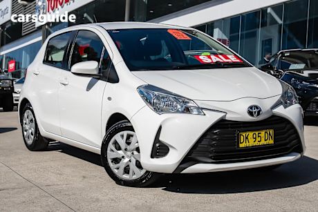 White 2019 Toyota Yaris Hatch ASCENT F