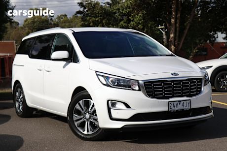 White 2019 Kia Carnival SUV SLI F