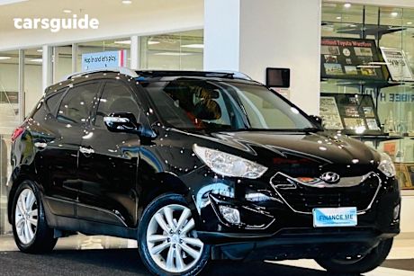 Black 2011 Hyundai IX35 SUV HIGHLANDER 4WD