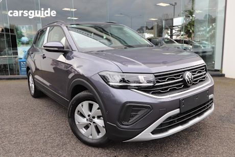 Grey 2024 Volkswagen T-Cross Wagon 85Tfsi Life