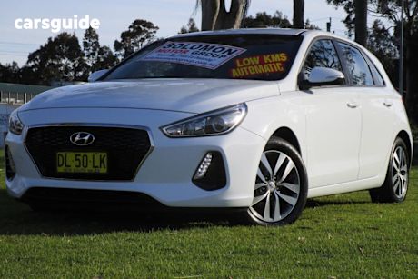 White 2019 Hyundai I30 Hatchback Active