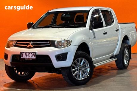White 2012 Mitsubishi Triton Double Cab Utility Glx