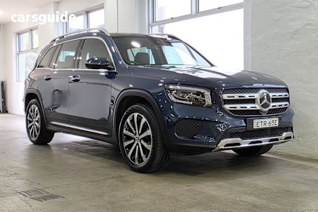 Blue 2022 Mercedes-Benz GLB-Class SUV GLB200 F