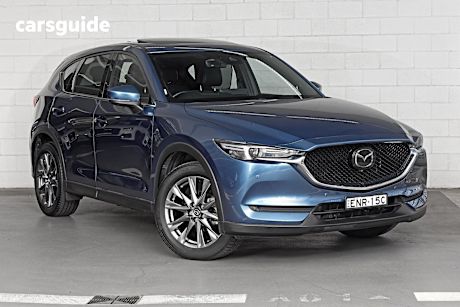 Blue 2021 Mazda CX-5 SUV AKERA 4X4