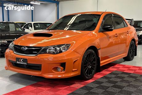 Orange 2012 Subaru WRX Sedan CLUB SPEC