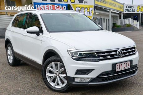White 2016 Volkswagen Tiguan Wagon 140 Tdi Highline