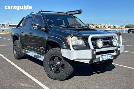Black 2010 Holden Colorado Ute Tray LX 4X4