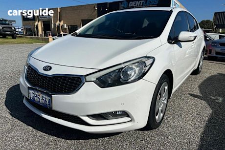 White 2015 Kia Cerato Sedan S F