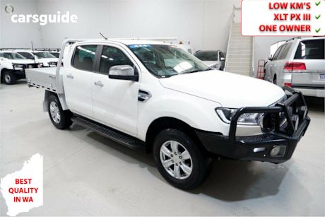 White 2021 Ford Ranger Ute Tray XLT 4X4