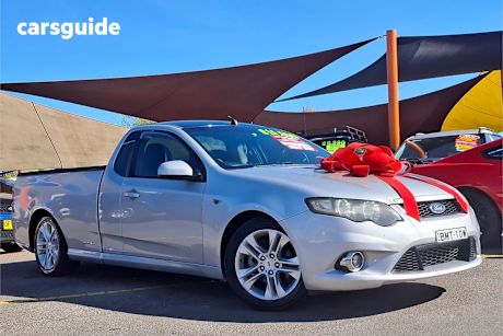 Silver 2010 Ford Falcon Ute Ute Tray FG XR6 UTE SUPER CAB 2DR SPTS AUTO 5SP, 580KG 4.0I