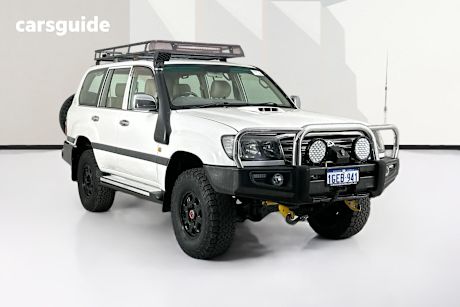 White 2004 Toyota Landcruiser Wagon Gxl (4X4)