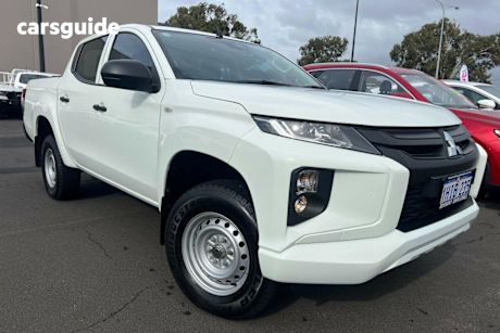 White 2021 Mitsubishi Triton Double Cab Pick Up Glx Adas (4X2)