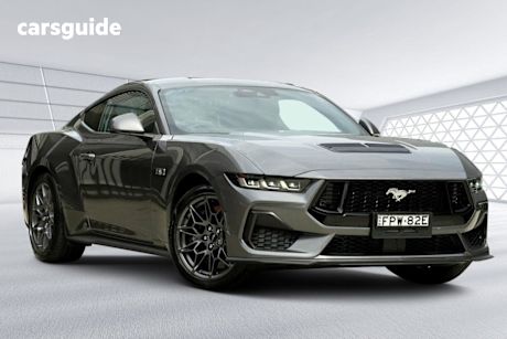 Grey 2025 Ford Mustang Coupe GT R