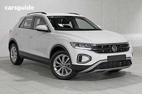 White 2025 Volkswagen T-ROC SUV CITYLIFE F