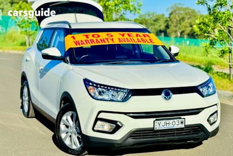 White 2019 Ssangyong Tivoli Wagon Elx