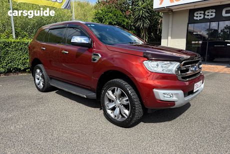Orange 2016 Ford Everest Wagon Titanium
