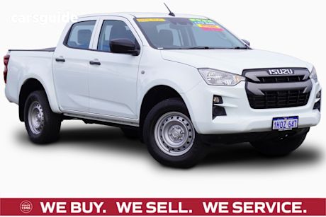 White 2022 Isuzu D-MAX Ute Tray SX HIGH RIDE R