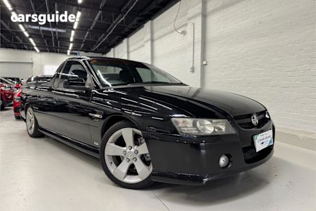 Black 2006 Holden Commodore Utility Ss Thunder