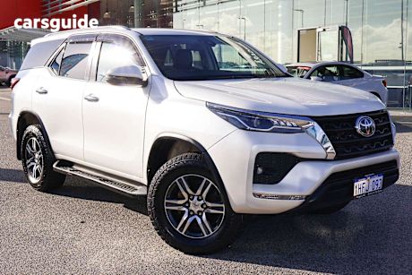 White 2021 Toyota Fortuner SUV GXL 4X4