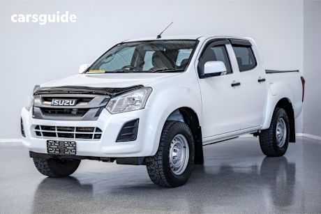 White 2017 Isuzu D-MAX Ute Tray SX HIGH RIDE R