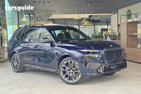 Blue 2025 BMW X7 Wagon Xdrive40D M Sport Mhev