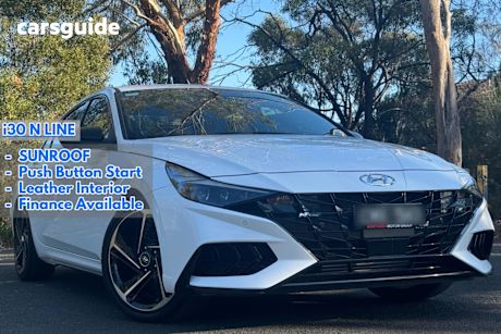 White 2023 Hyundai I30 Sedan N Line Premium