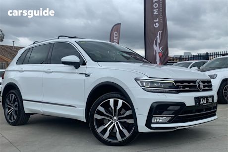 White 2017 Volkswagen Tiguan SUV 140TDI HIGHLINE 4WD