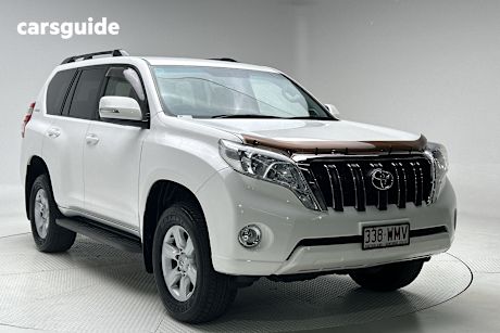 White 2016 Toyota Landcruiser Prado SUV GXL 4X4
