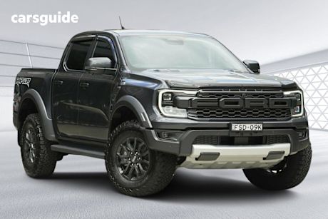 Grey 2024 Ford Ranger Ute Tray RAPTOR 4X4