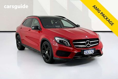 Red 2017 Mercedes-Benz GLA250 Wagon 4Matic