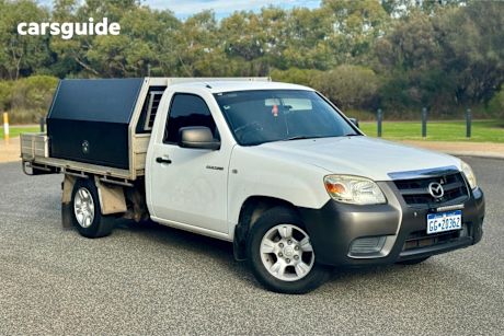 White 2011 Mazda BT-50 Cab Chassis Boss B2500 Dx
