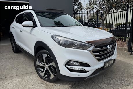 White 2016 Hyundai Tucson Wagon Highlander (Awd)