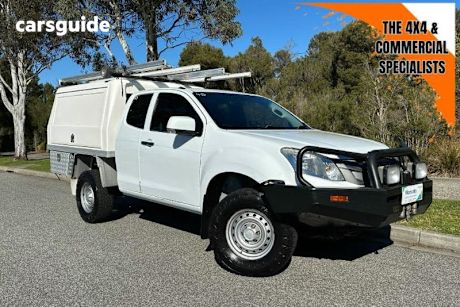 White 2014 Isuzu D-MAX Ute Tray SX 4X4