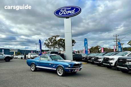 Blue 1966 Ford Falcon Coupe