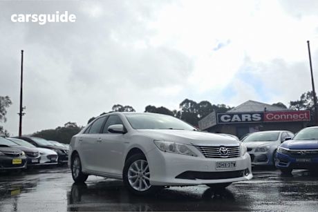 White 2012 Toyota Aurion Sedan At-X