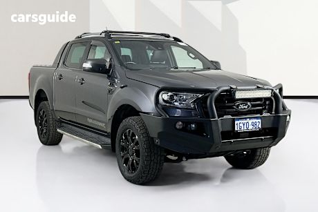Grey 2019 Ford Ranger Double Cab Pick Up Wildtrak 2.0 (4X4)