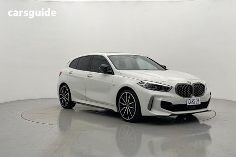 White 2021 BMW M135I Hatchback Xdrive