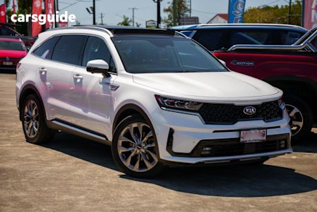White 2020 Kia Sorento Wagon Gt-Line 7 Seat