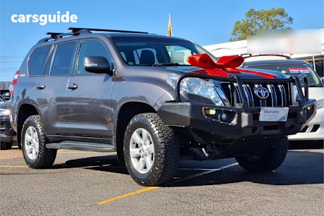 Grey 2016 Toyota Landcruiser Prado SUV GXL 4X4