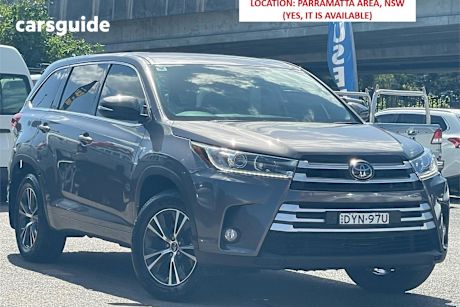 Grey 2018 Toyota Kluger SUV GX 4WD