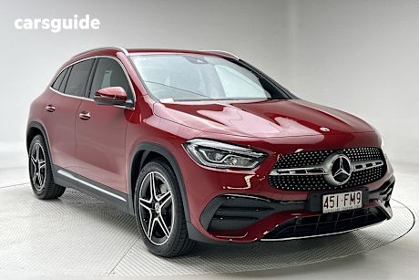 Red 2022 Mercedes-Benz GLA-Class SUV GLA200 F