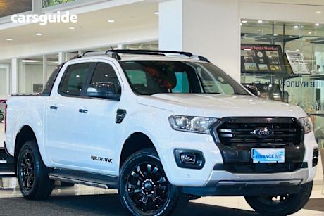 White 2019 Ford Ranger Ute Tray WILDTRAK 4X4