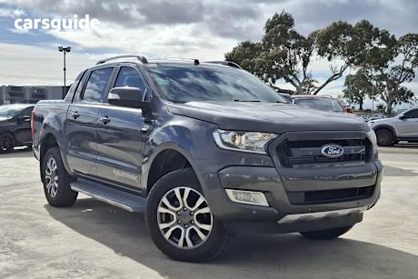 Grey 2018 Ford Ranger Ute Tray WILDTRAK 4X4