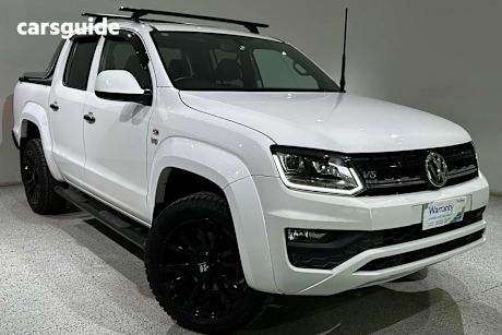 White 2019 Volkswagen Amarok Ute Tray TDI550 CANYON 4X4